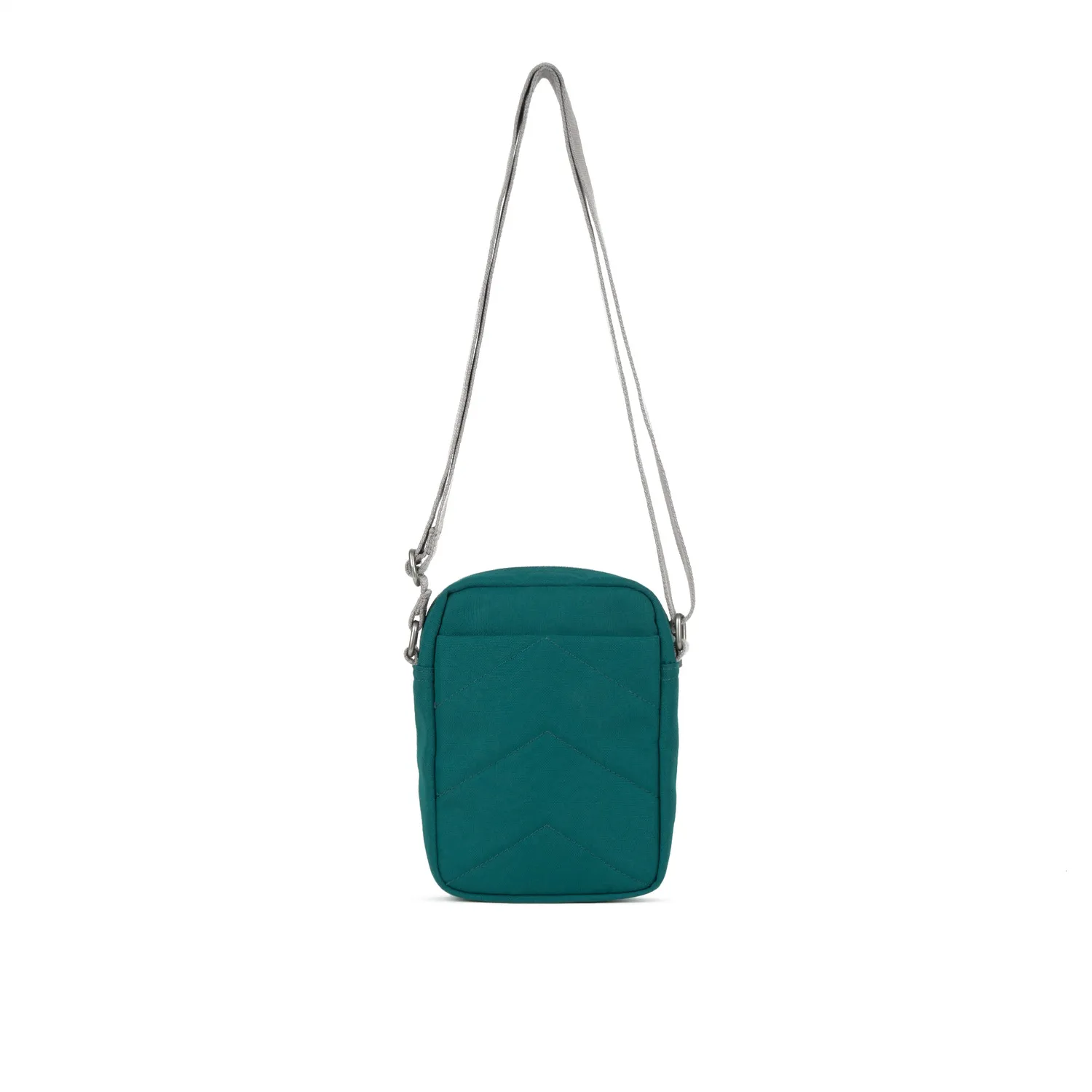 Roka London Bond crossbody taske teal small vejrbestandig