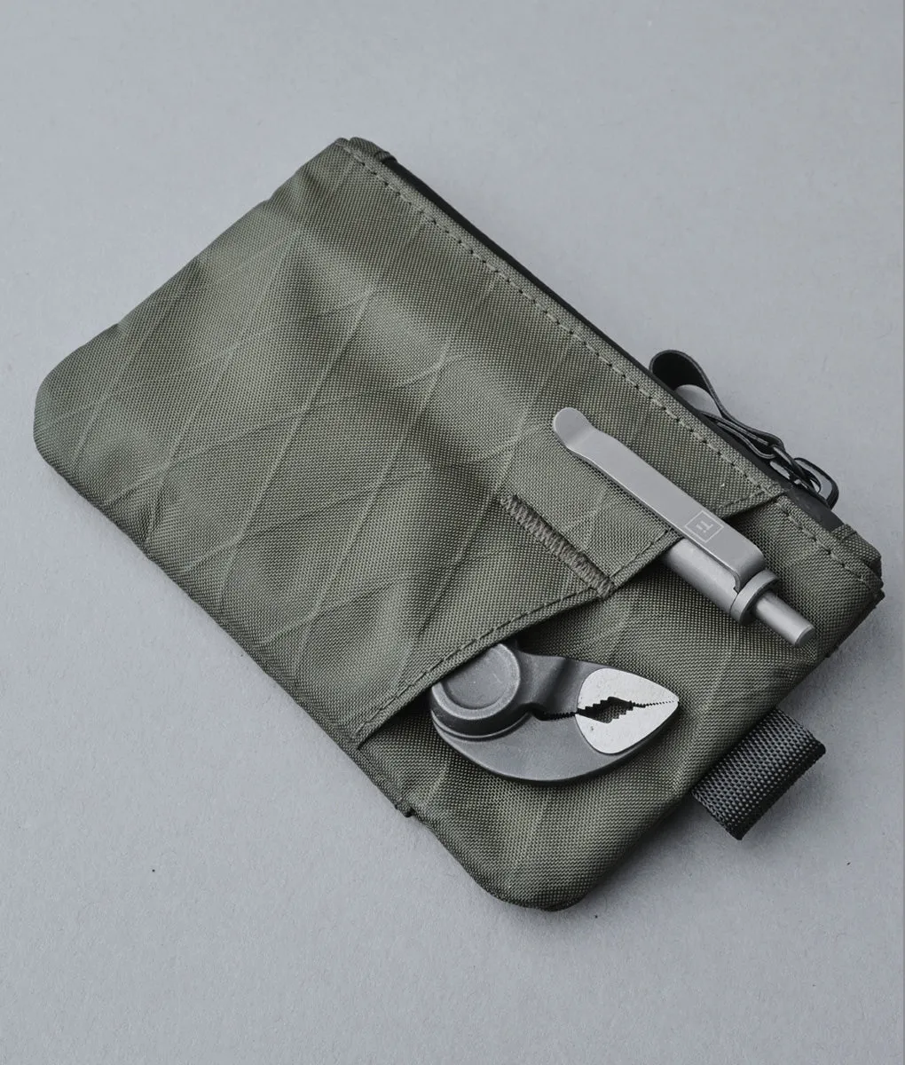Alpaka Zip Pouch Pro kortpung sort X-Pac