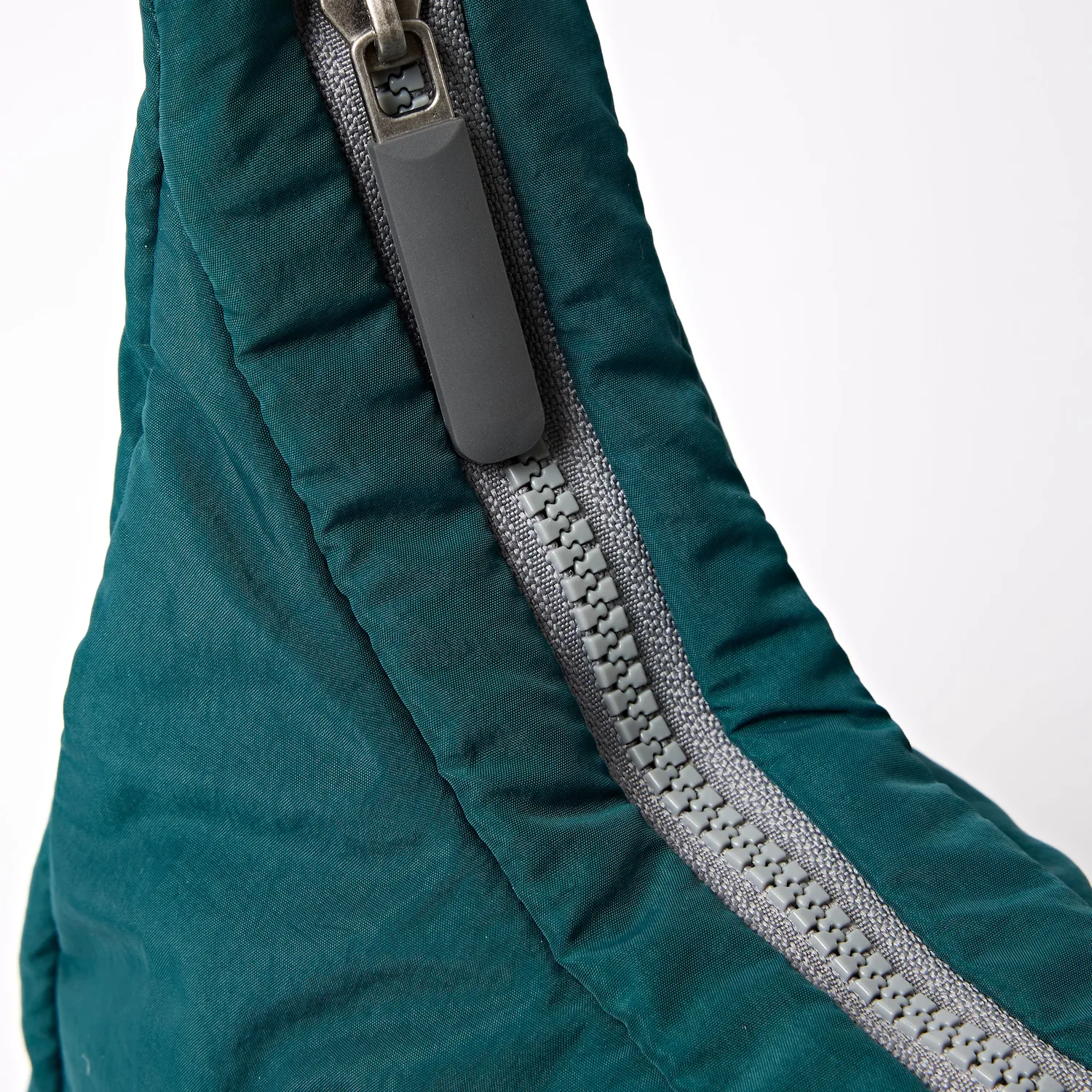 Roka London Belsize håndtaske Teal Small quiltet taslon
