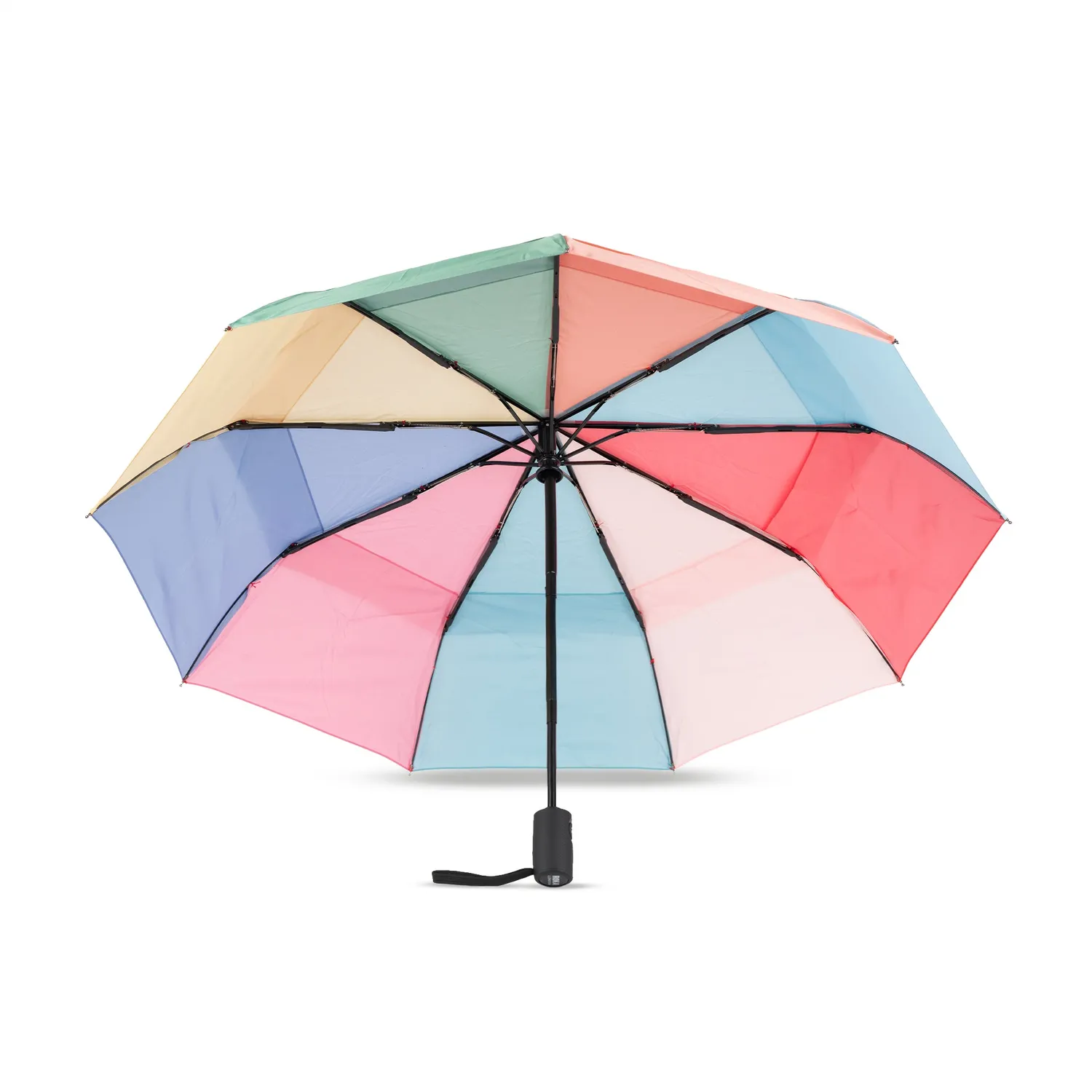 Roka London Waterloo paraply Bright Rainbow Medium