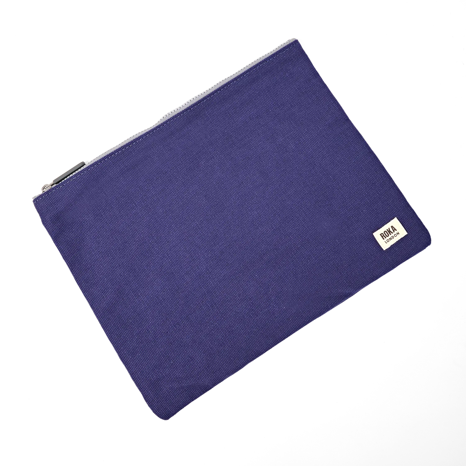 Roka London Somerset skuldertaske Navy Blue Large 18,5 liter