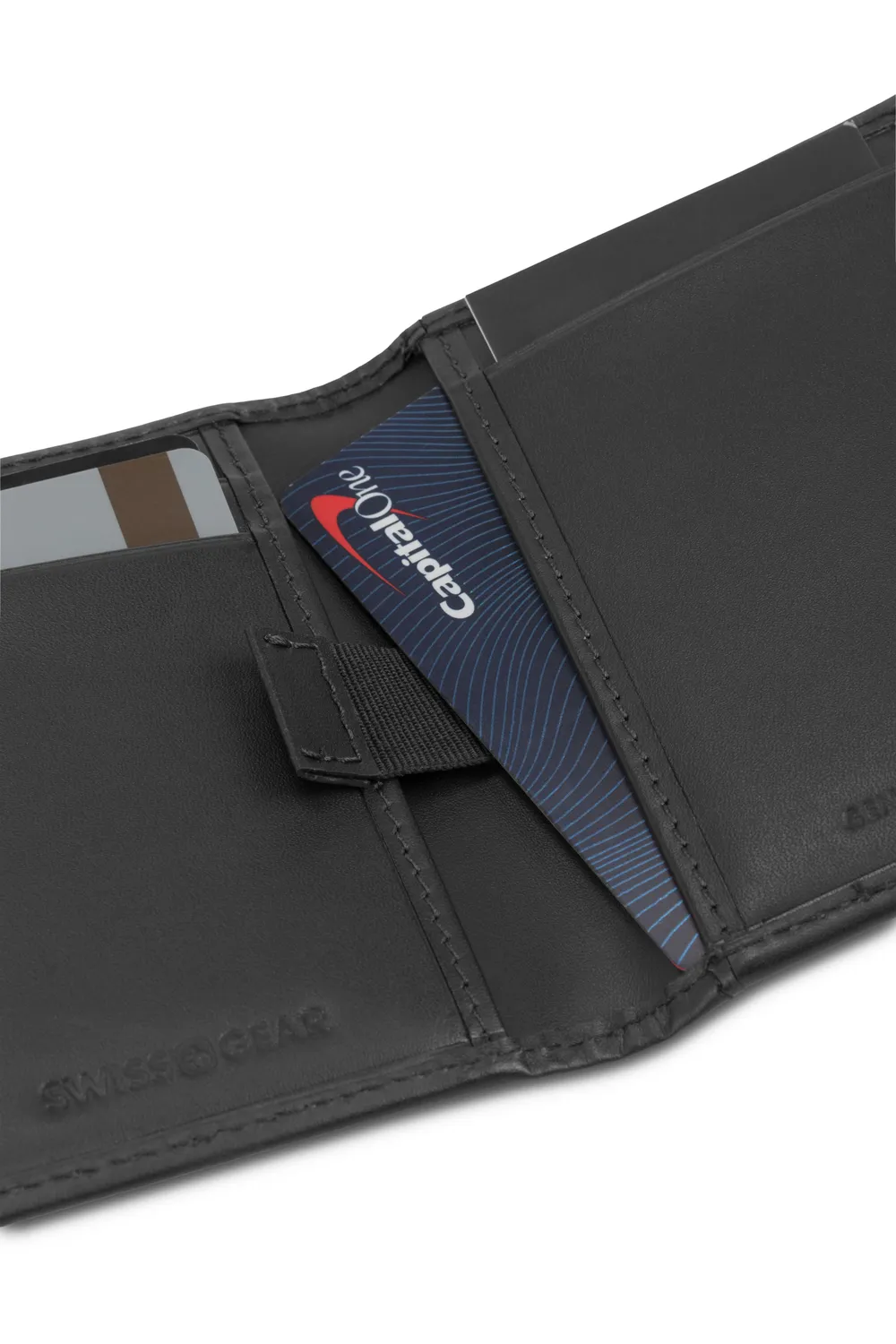 Swissgear Slymn BiFold pung kortholder læder RFID