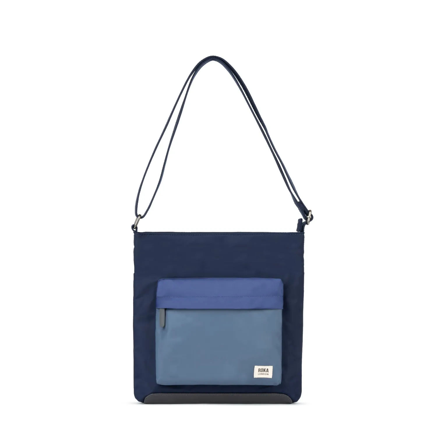 Roka London Kennington crossbody taske Medium indigo 2,7 liter