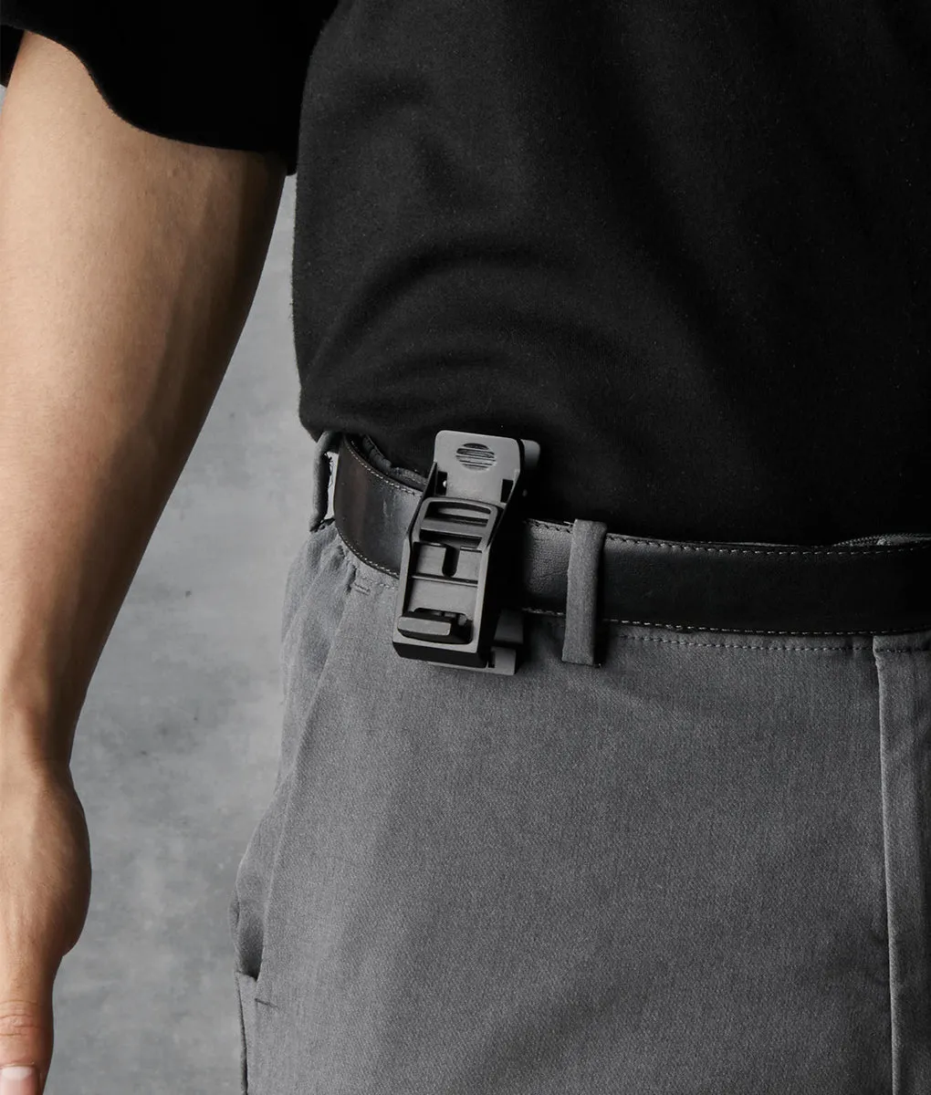 Alpaka HUB Clip beslag sort magnet