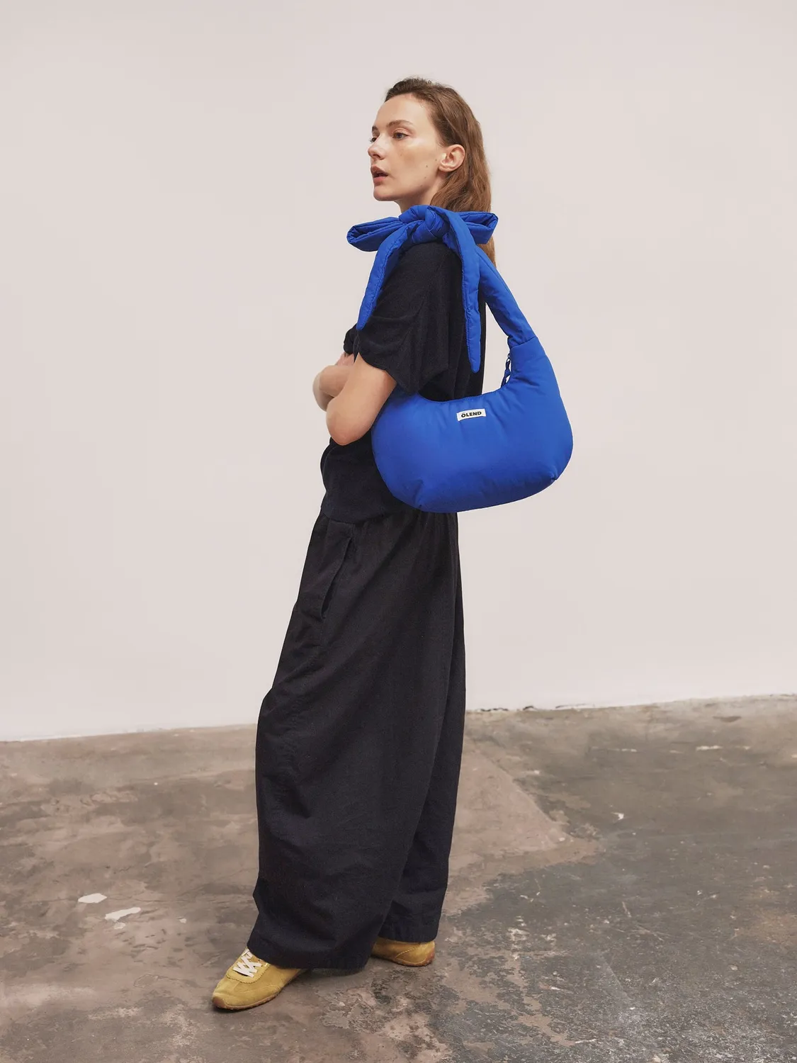 Ölend Capri crossbody Cobalt blue lynlåslomme