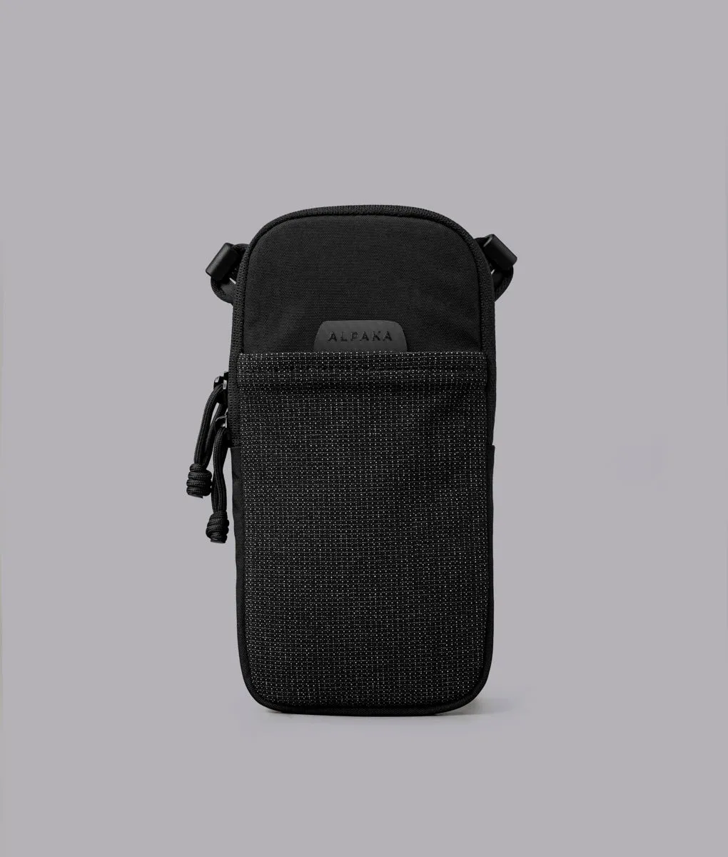Alpaka Modular Shoulder Pocket Slim skuldertaske sort