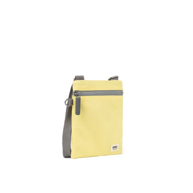Roka London Chelsea Pocket sling taske Citron XS flad