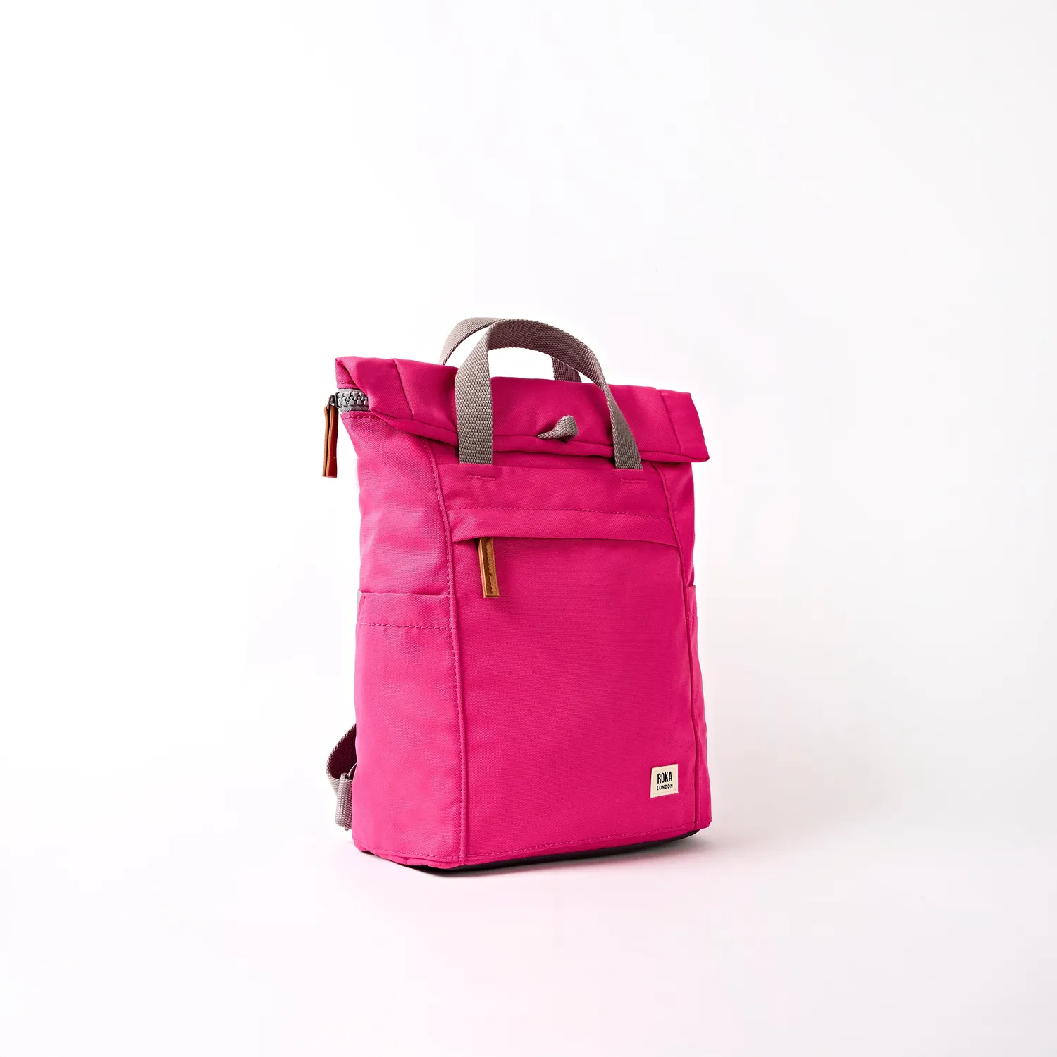 Roka London Finchley rygsæk Granita Red Medium laptoprum