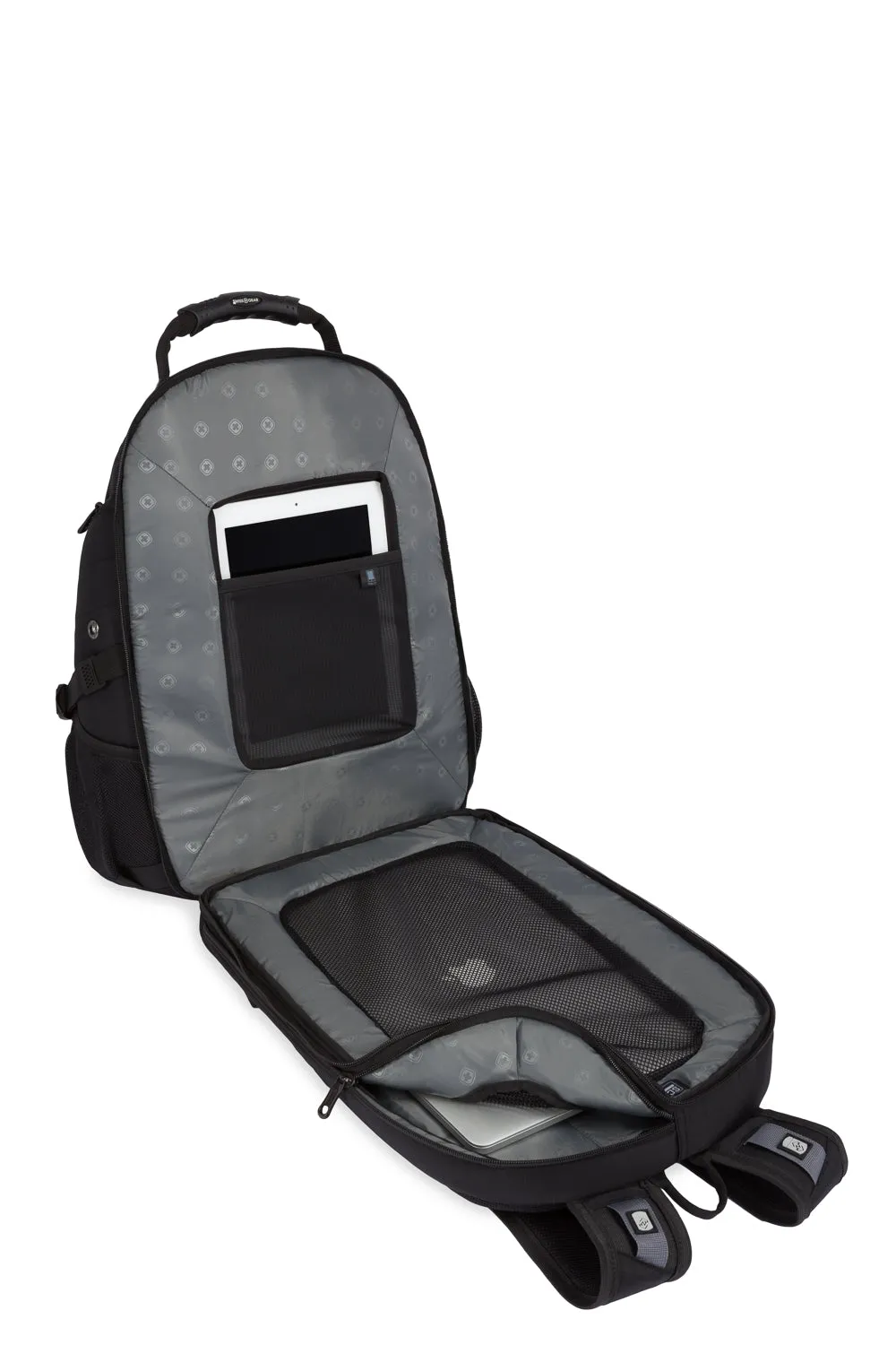 SwissGear 1900 Embroid ScanSmart rygsæk sort 17" laptop