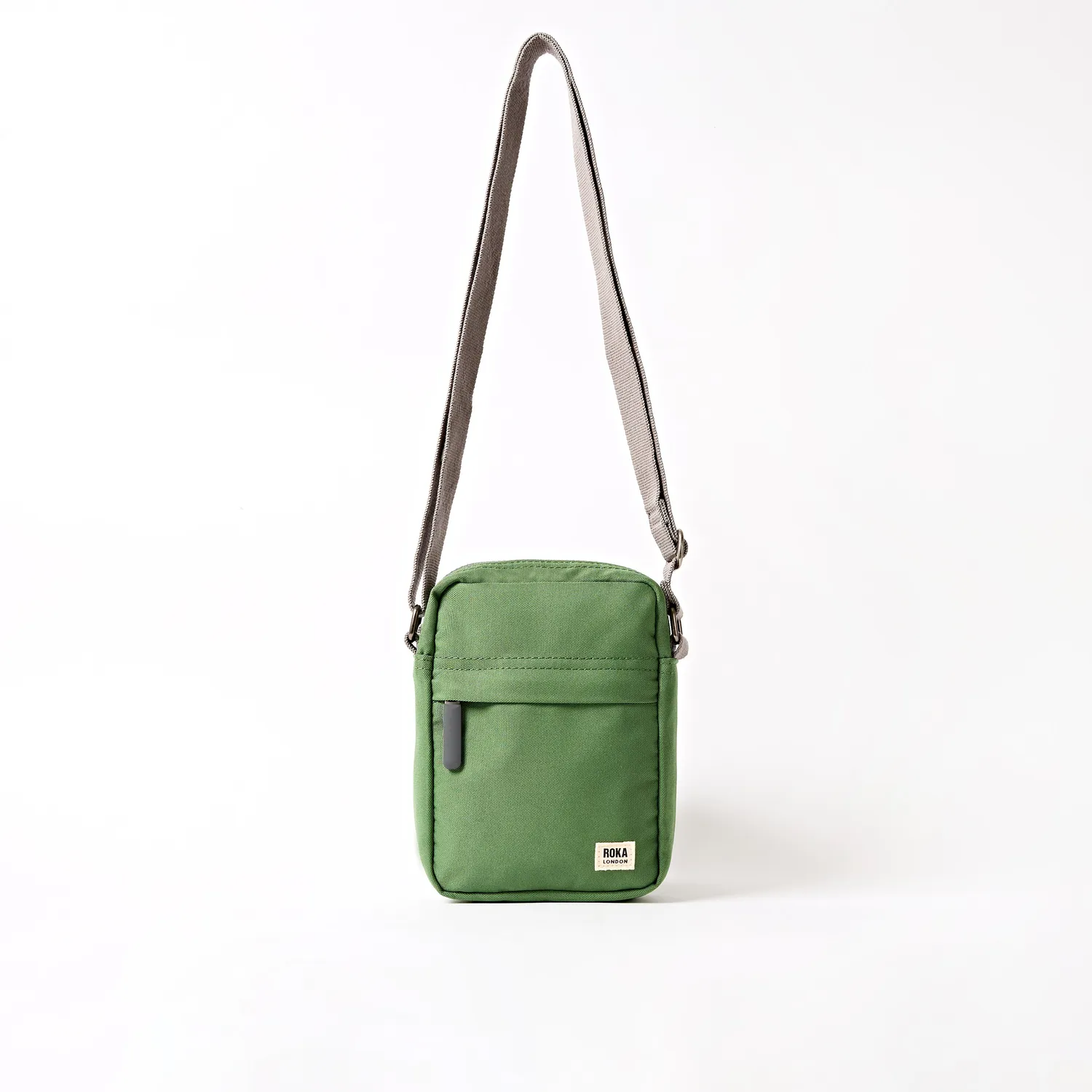 Roka London Bond Pocket crossbody taske Artichoke Small vegansk