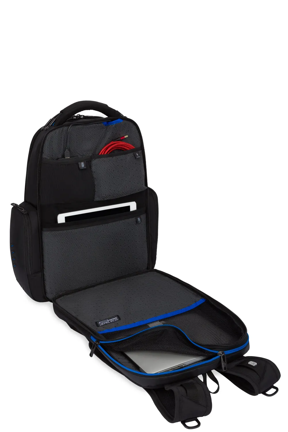 Swissgear Gamer Pro USB Gaming ScanSmart laptoprygsæk sort 17"