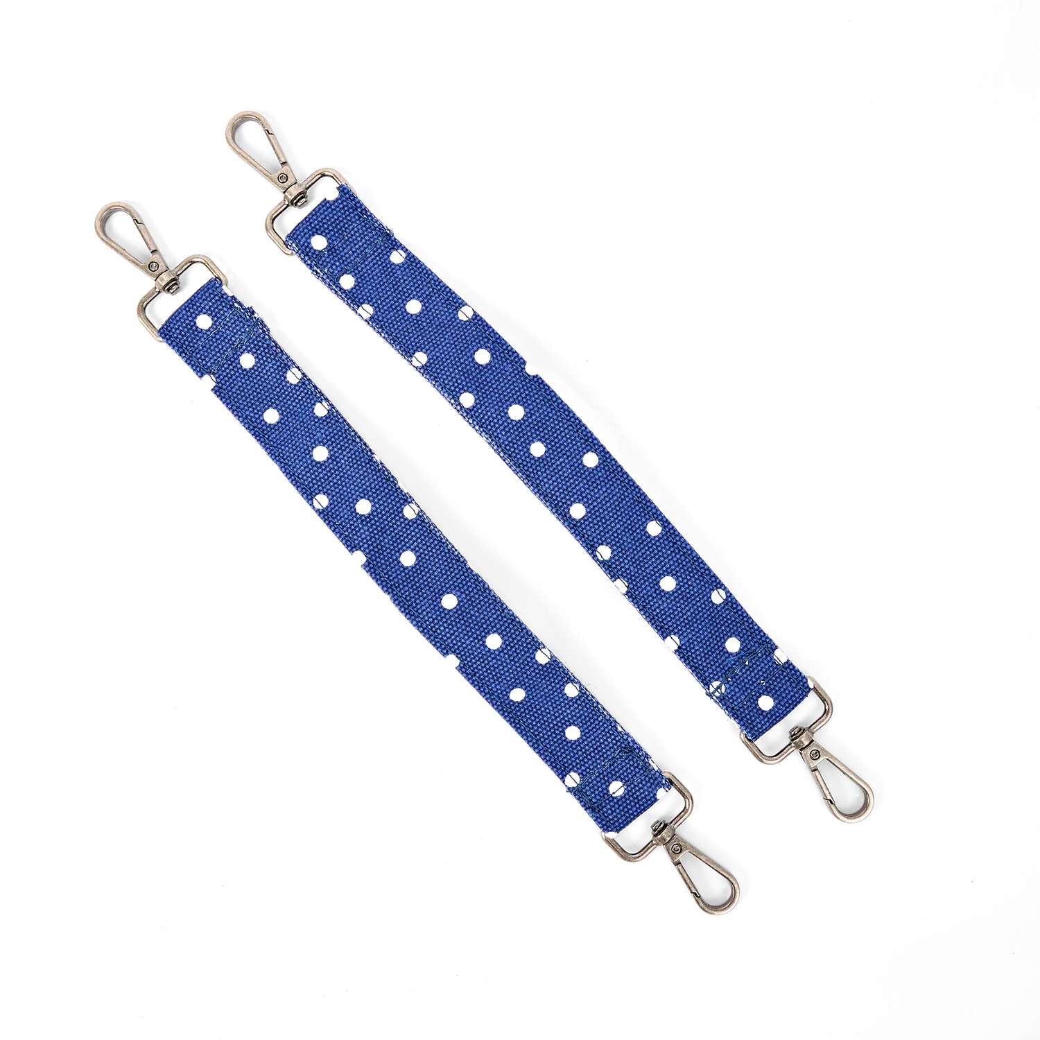 Roka London Somerset skuldertaske navy polka 18,5 liter