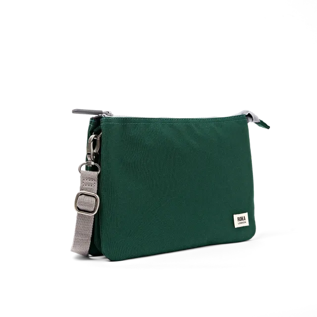 Roka London Carnaby XL crossbody taske forest XL