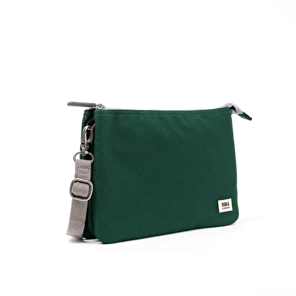 Roka London Carnaby XL crossbody taske forest XL