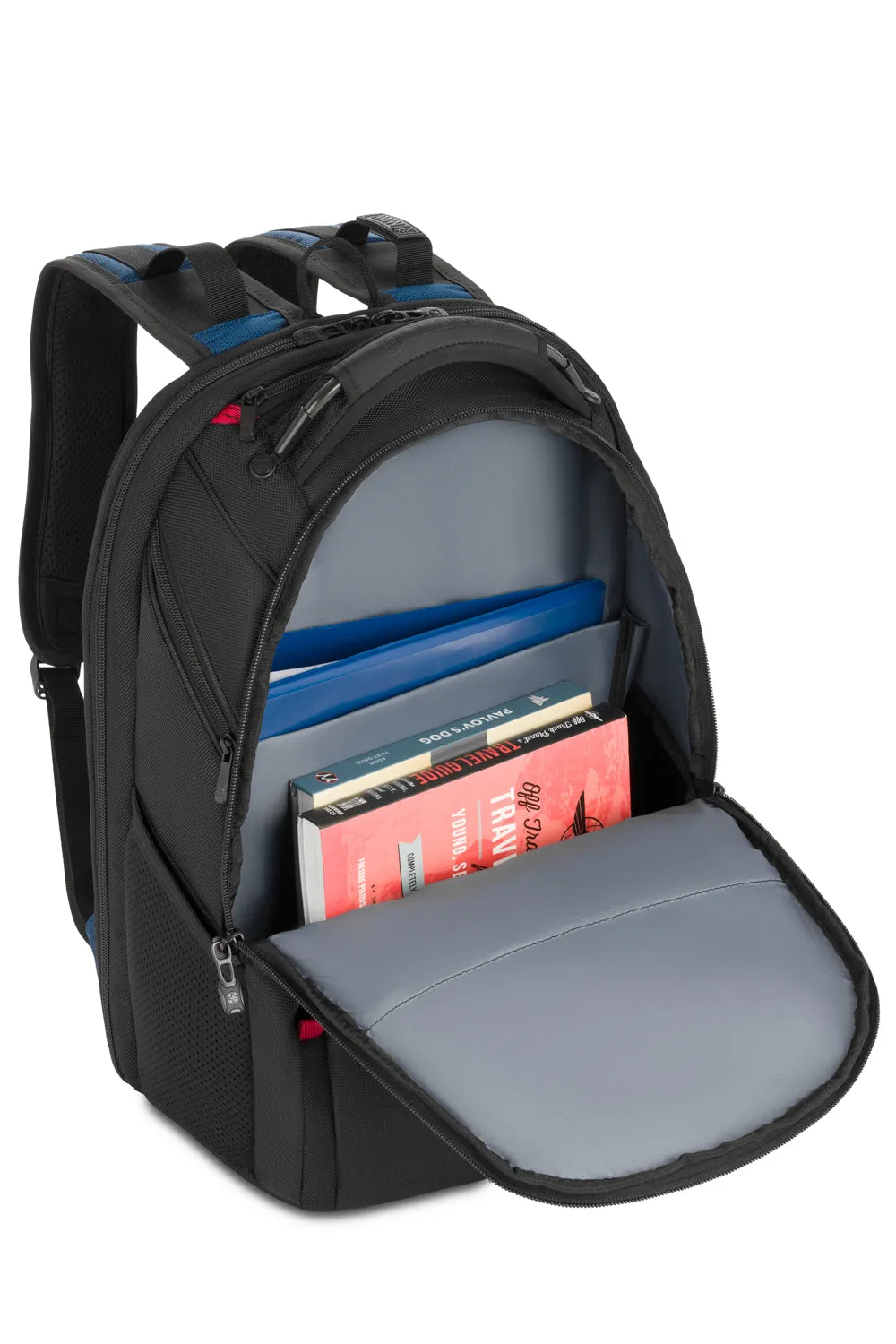Wenger Ibex ScanSmart laptoprygsæk Black/Blue/Grey
