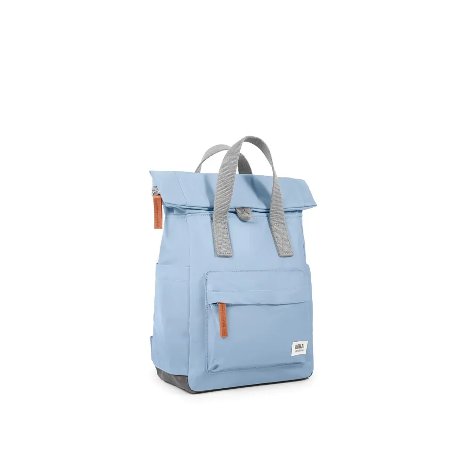 Roka London Canfield rygsæk retro blue small blå