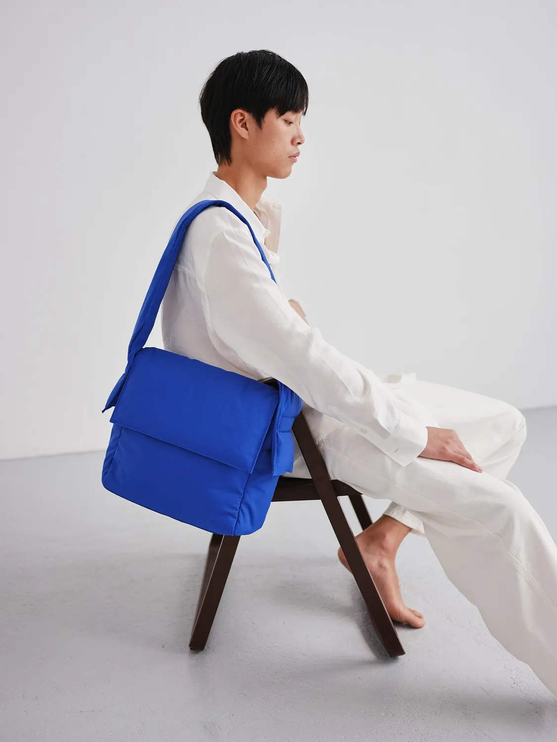 Ölend Querida Soft Bag crossbody sort rummelig