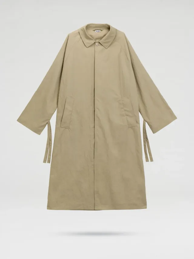Ölend Trench trenchcoat Stone XS/S oversize