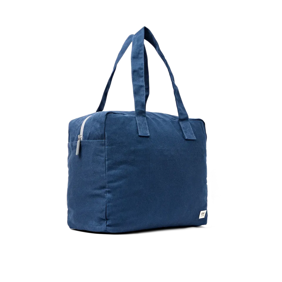 Roka London Sloane Admiral skuldertaske Medium blå
