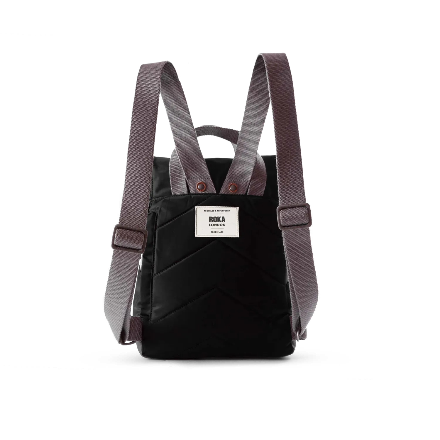 Roka Canfield Roll Top rygsæk sort Large med laptoprum