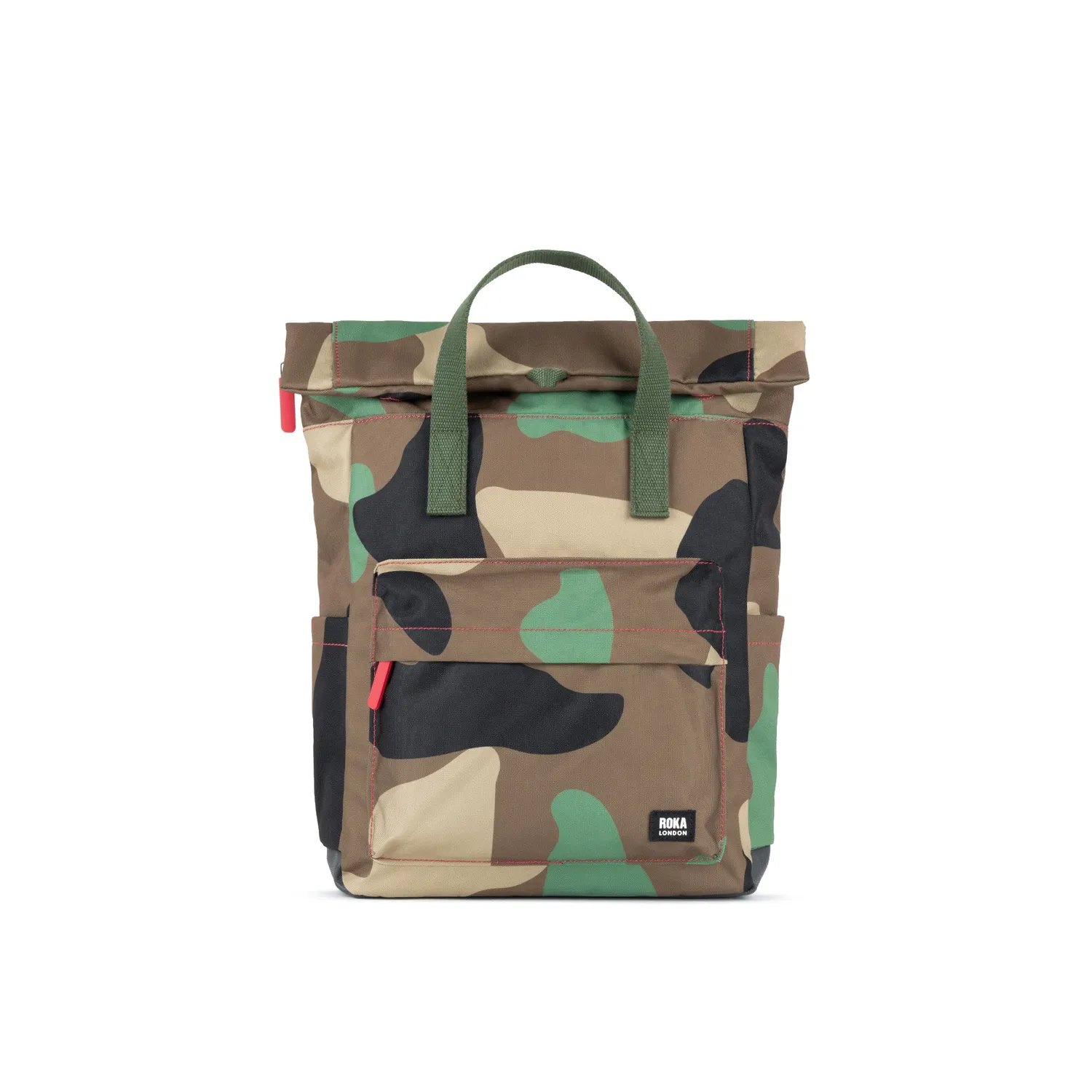 Roka London Canfield Roll Top rygsæk Vintage Camo vejrbestandig
