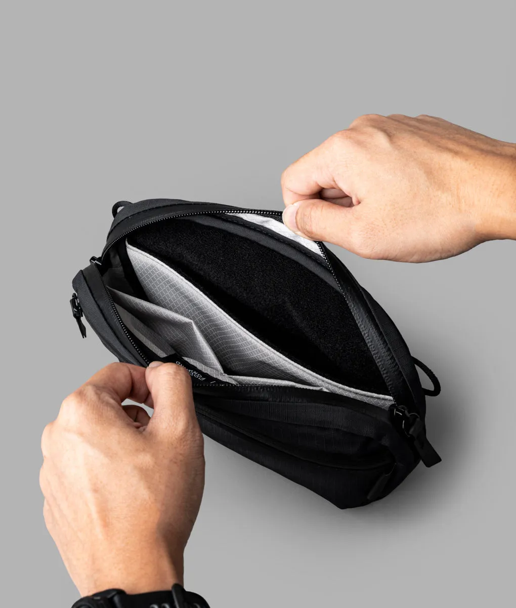 Alpaka Flight Sling 1L slingtaske sort let rejse