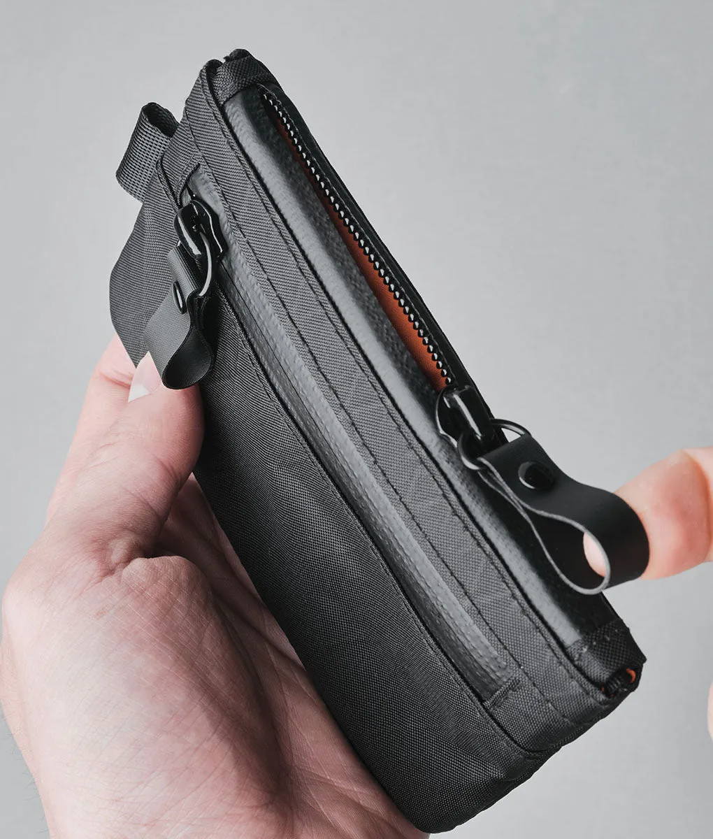 Alpaka Zip Pouch lynlåspung sort X-Pac VX21 kort