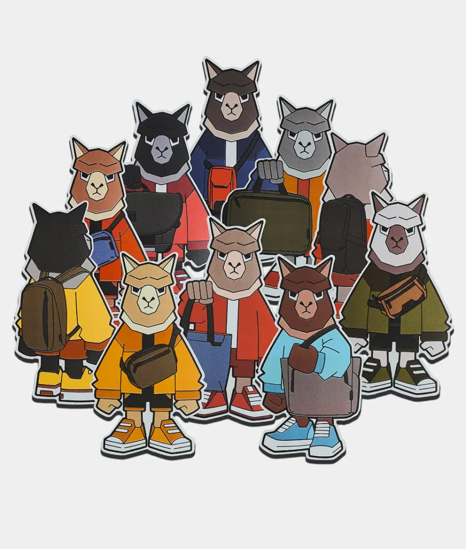 Alpaka Sticker Pack klistermærker 10 stk.