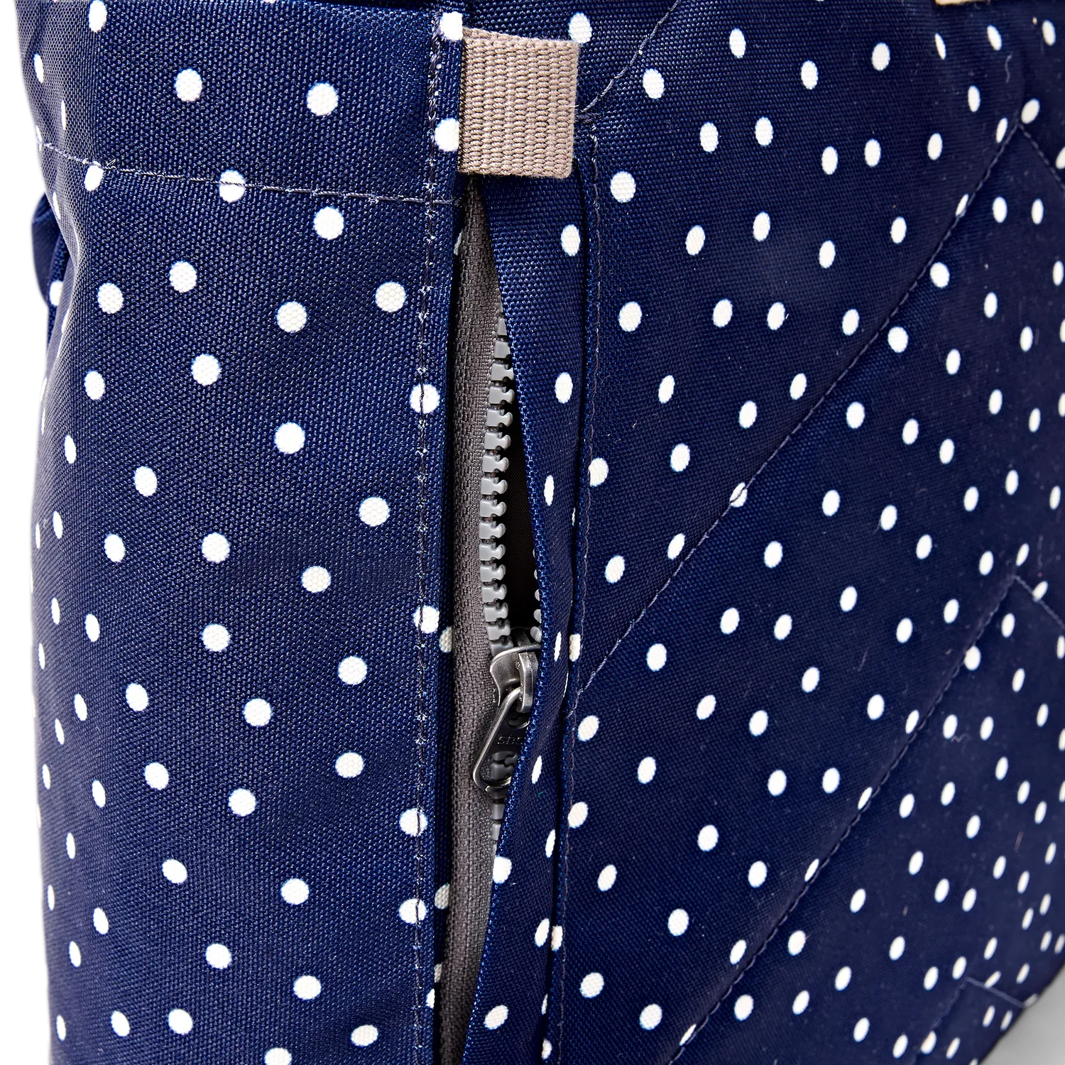 Roka London Bayswater Umbrella rygsæk Navy Polka Dot Medium