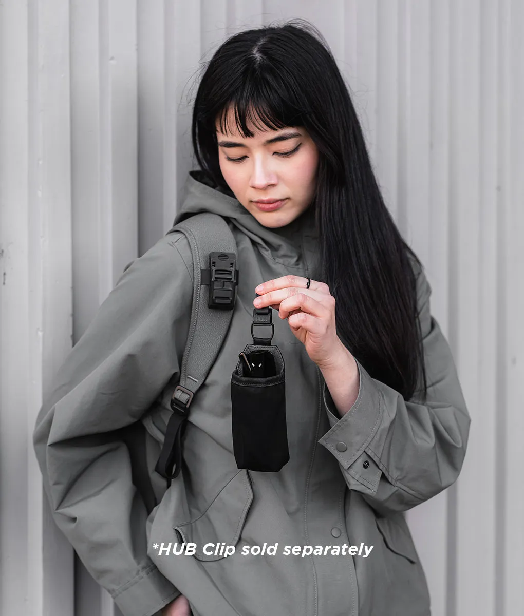 Alpaka HUB Sunglasses Pouch brilleetui sort blødt