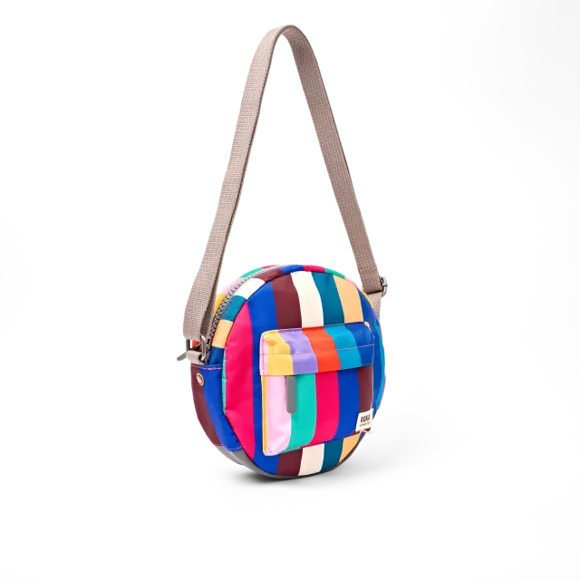 Roka London Paddington Small crossbody taske stribet 4,1L