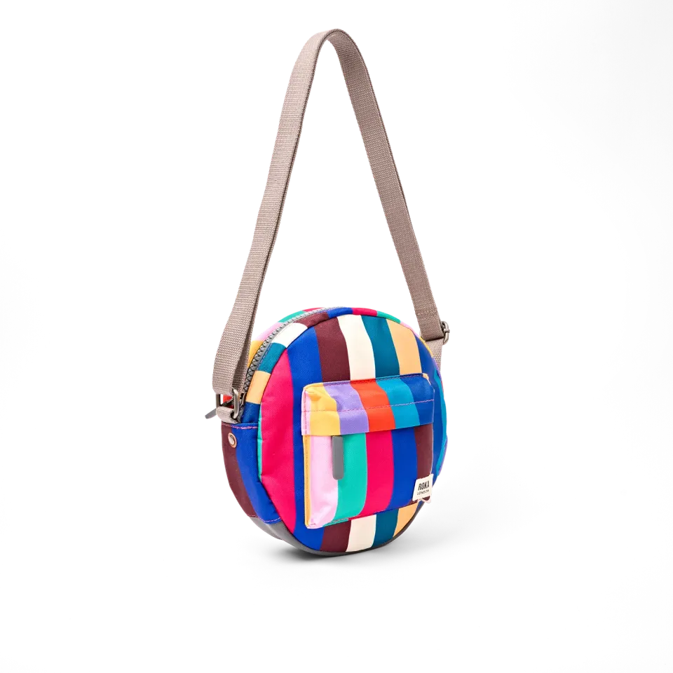 Roka London Paddington Small crossbody taske stribet 4,1L
