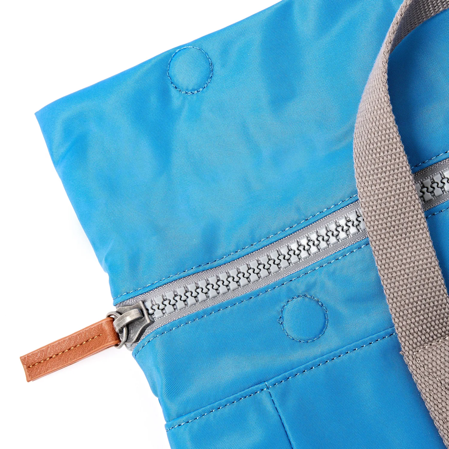 Roka London Canfield Roll Top rygsæk Medium blå