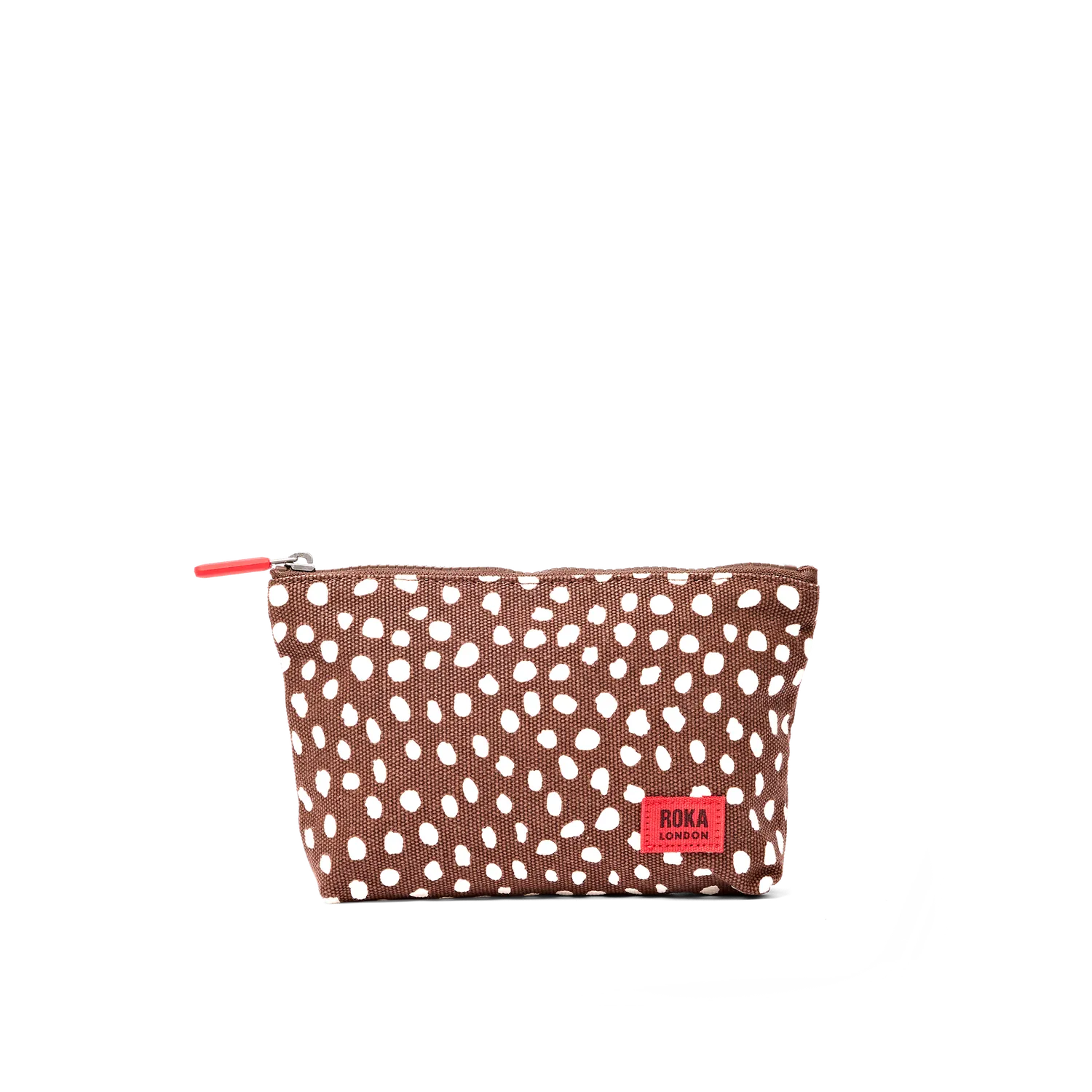Roka London Maida Vale Pouch pung Small Brown Spot vejrbestandig