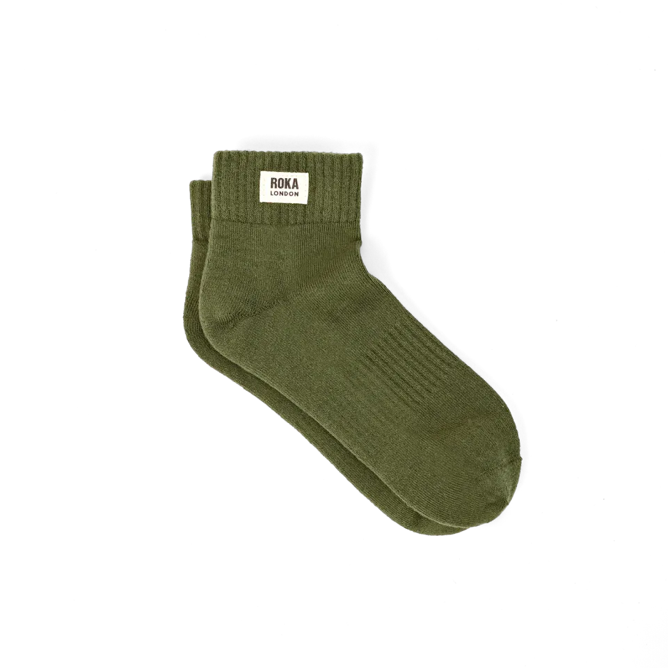 Roka London Wembley Ankle strømper Artichoke 36-42