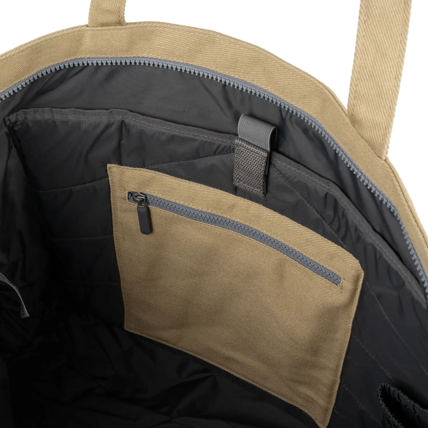 Roka Portobello tote taske Large khaki 19 liter