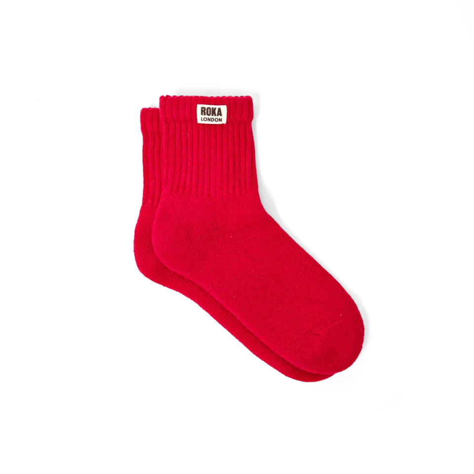 Roka London Windsor strømper scarlet EU 36-42
