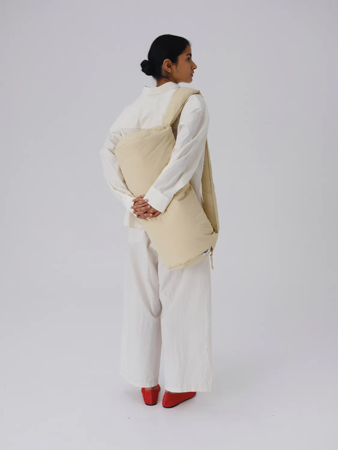 Ölend Puffy Duffle Bag rejsetaske butter yellow puffer