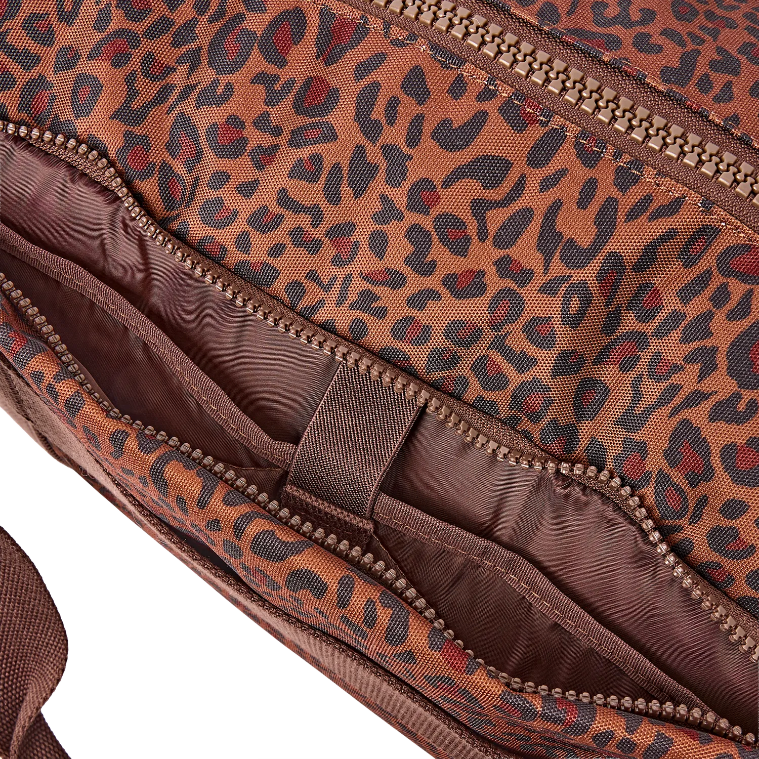 Roka London Gatwick Carry-On duffel Mini Leopard S 15" laptop