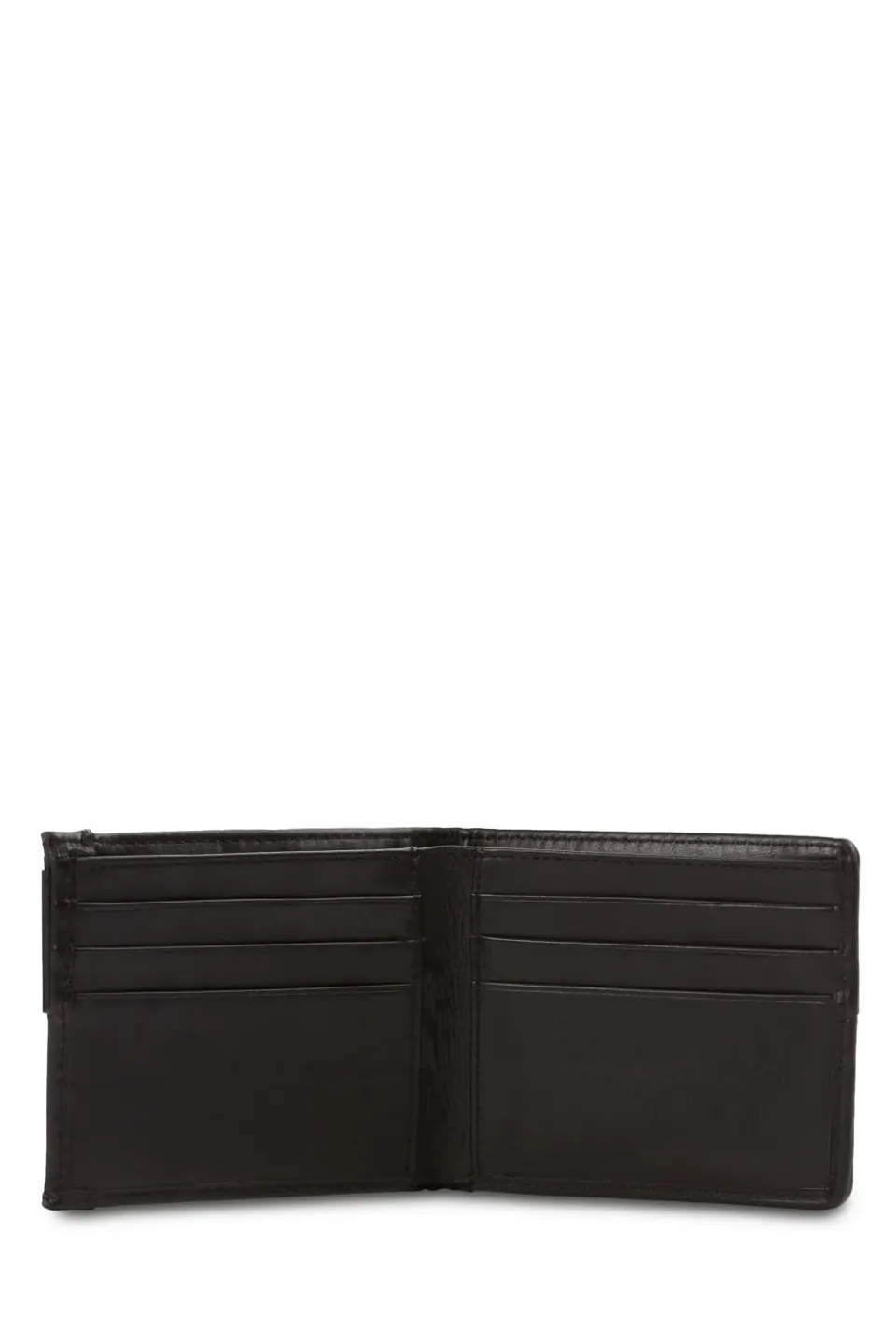Swissgear Nylon Inlay bifold pung sort nylon læder