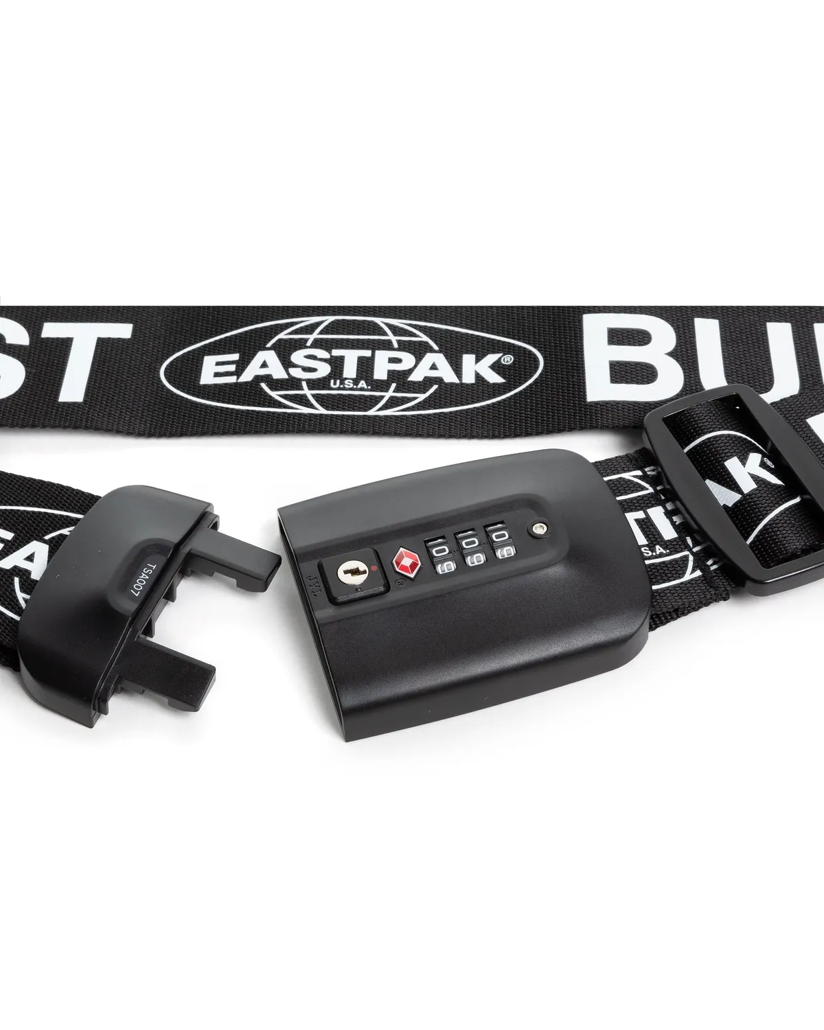 Eastpak Lockbelt kufferrem sort small med TSA-lås