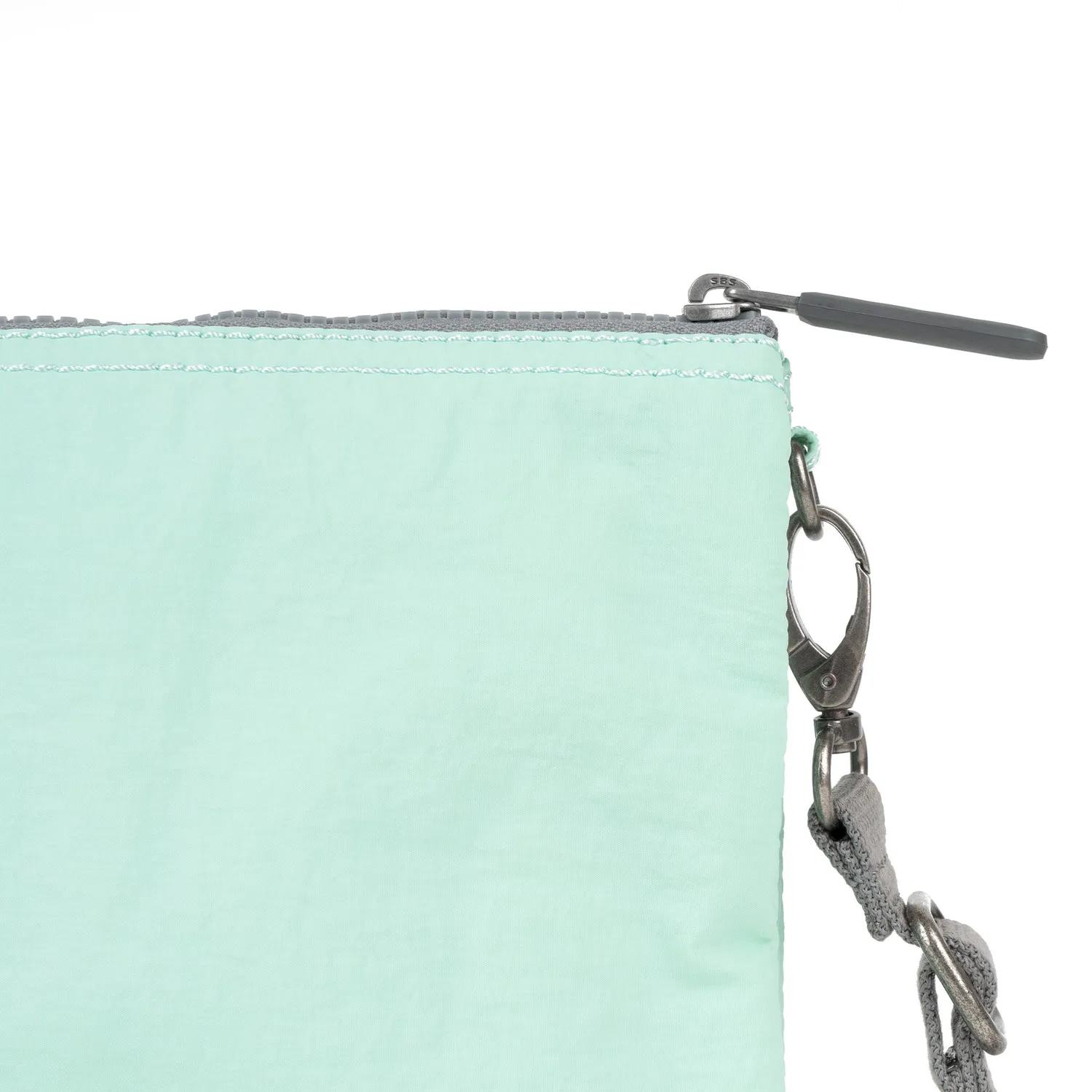 Roka London Carnaby XL crossbody taske Mint aftagelig rem