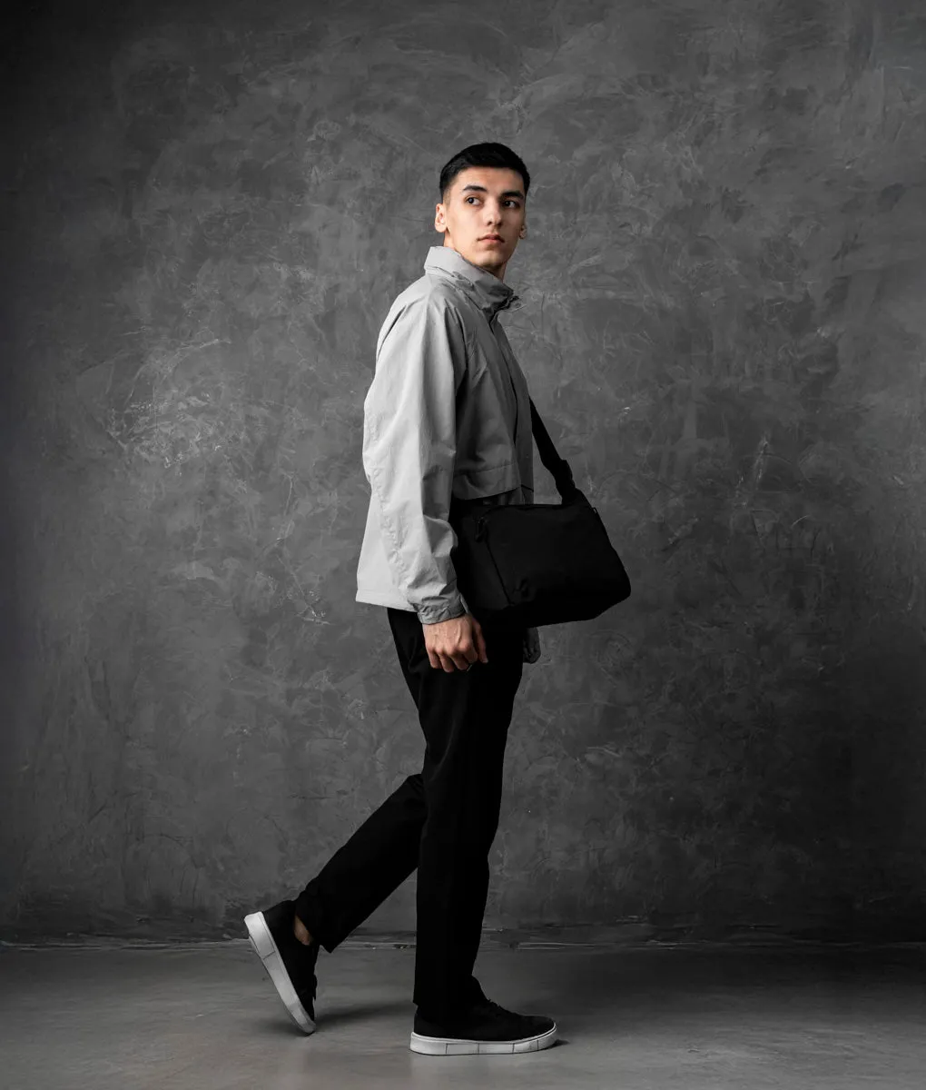 Alpaka Flight Satchel skuldertaske sort 13" laptop