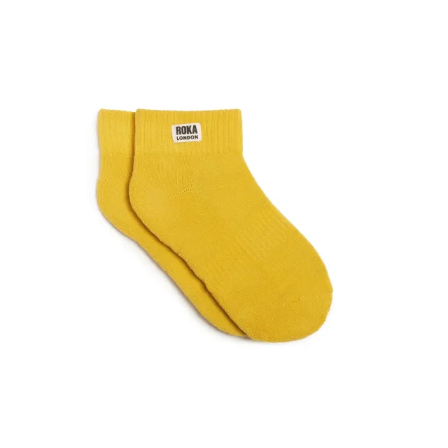 Roka London Wembley ankelstrømper Summer Yellow EU 36-42