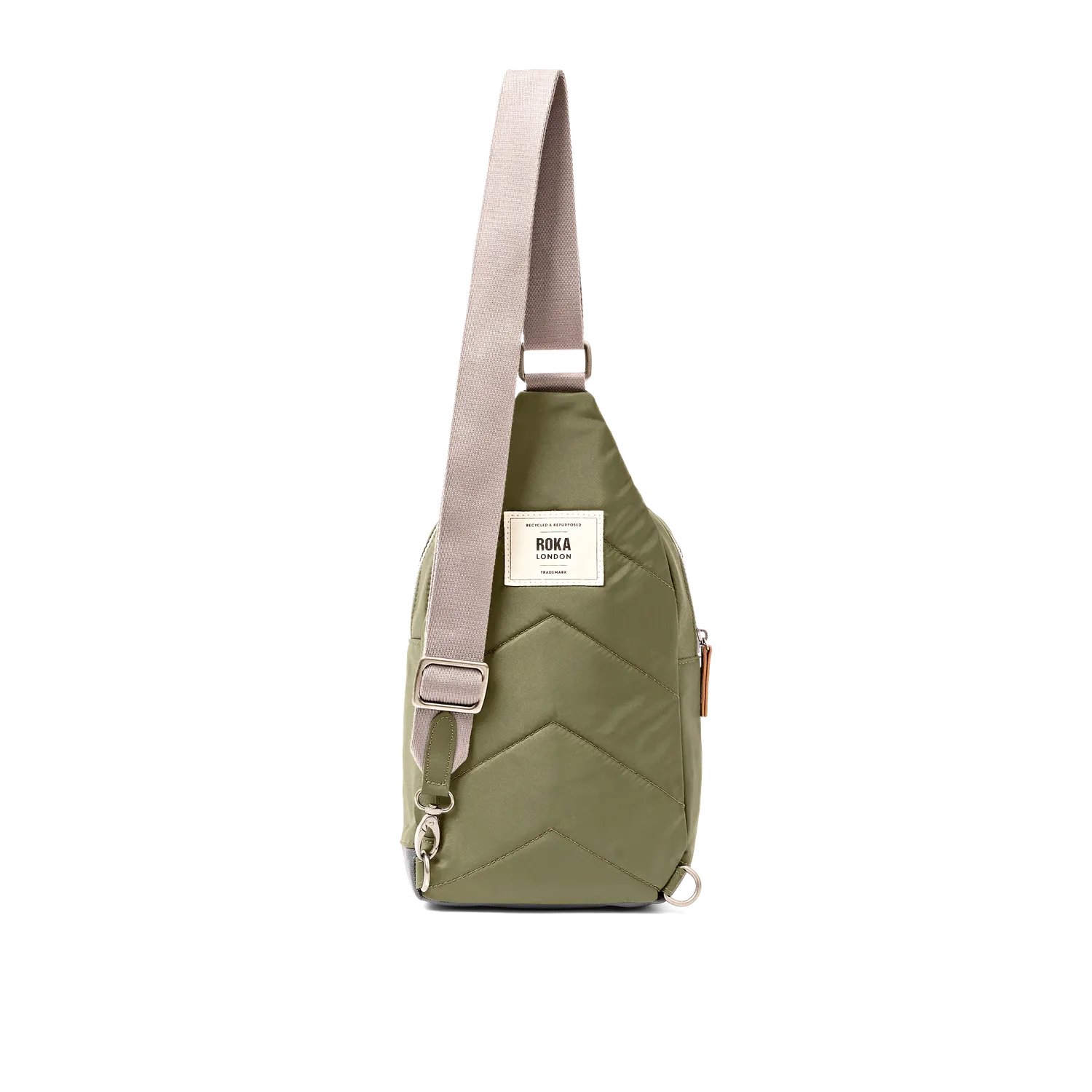Roka London Willesden Large crossbody taske chive 5 liter