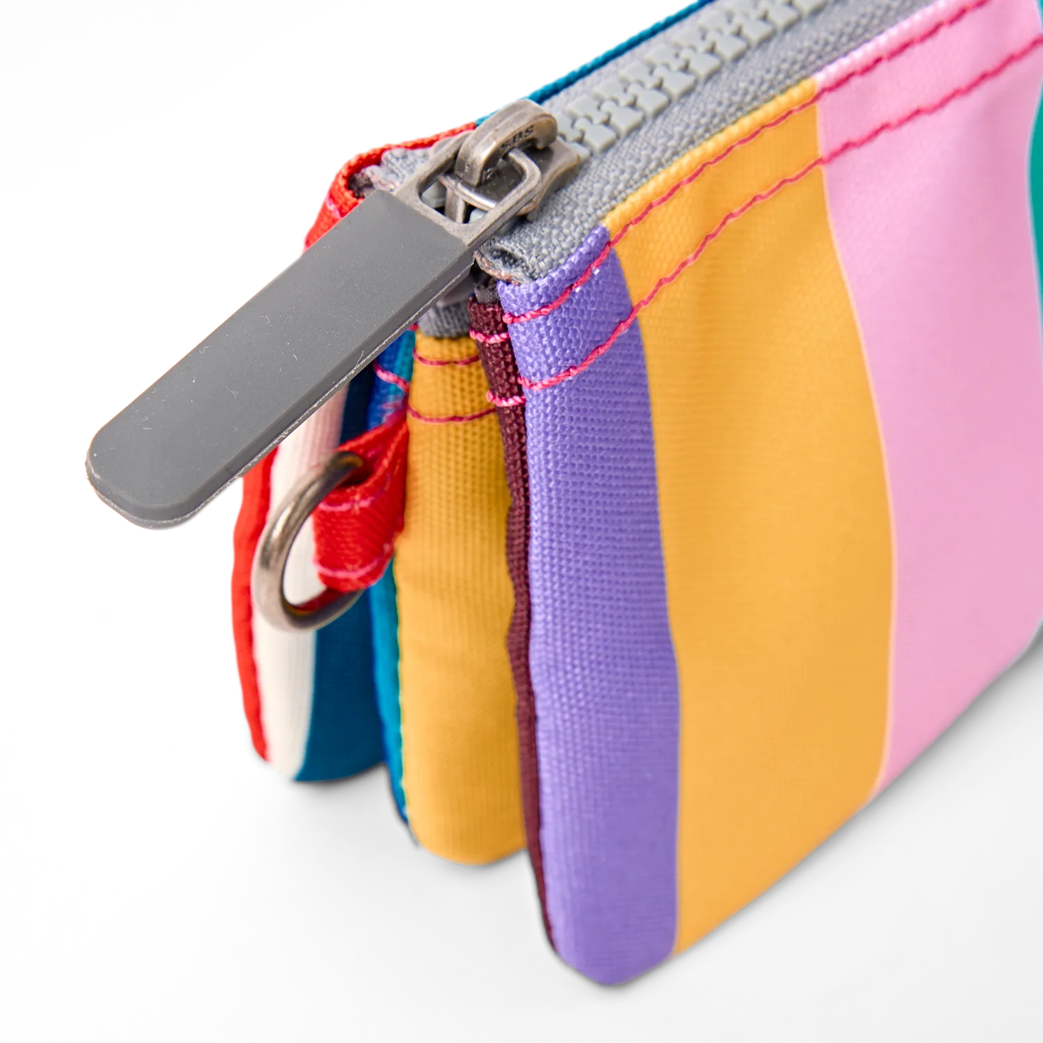 Roka London Carnaby Small pung Wide Multi Stripe 0,2 liter
