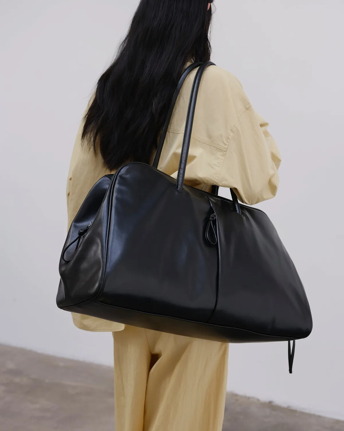 Ölend Large Brooklyn Bag skuldertaske sort vegansk læder