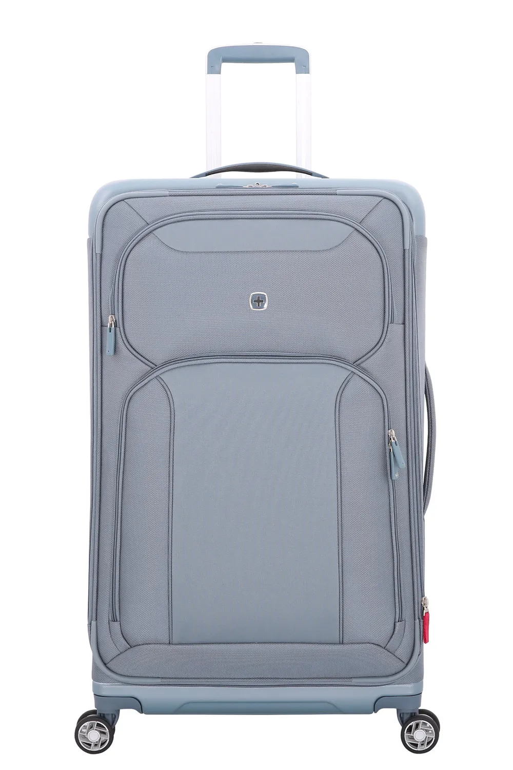 SwissGear Tensilite Large Checked Spinner kuffert sølv/blå 29"