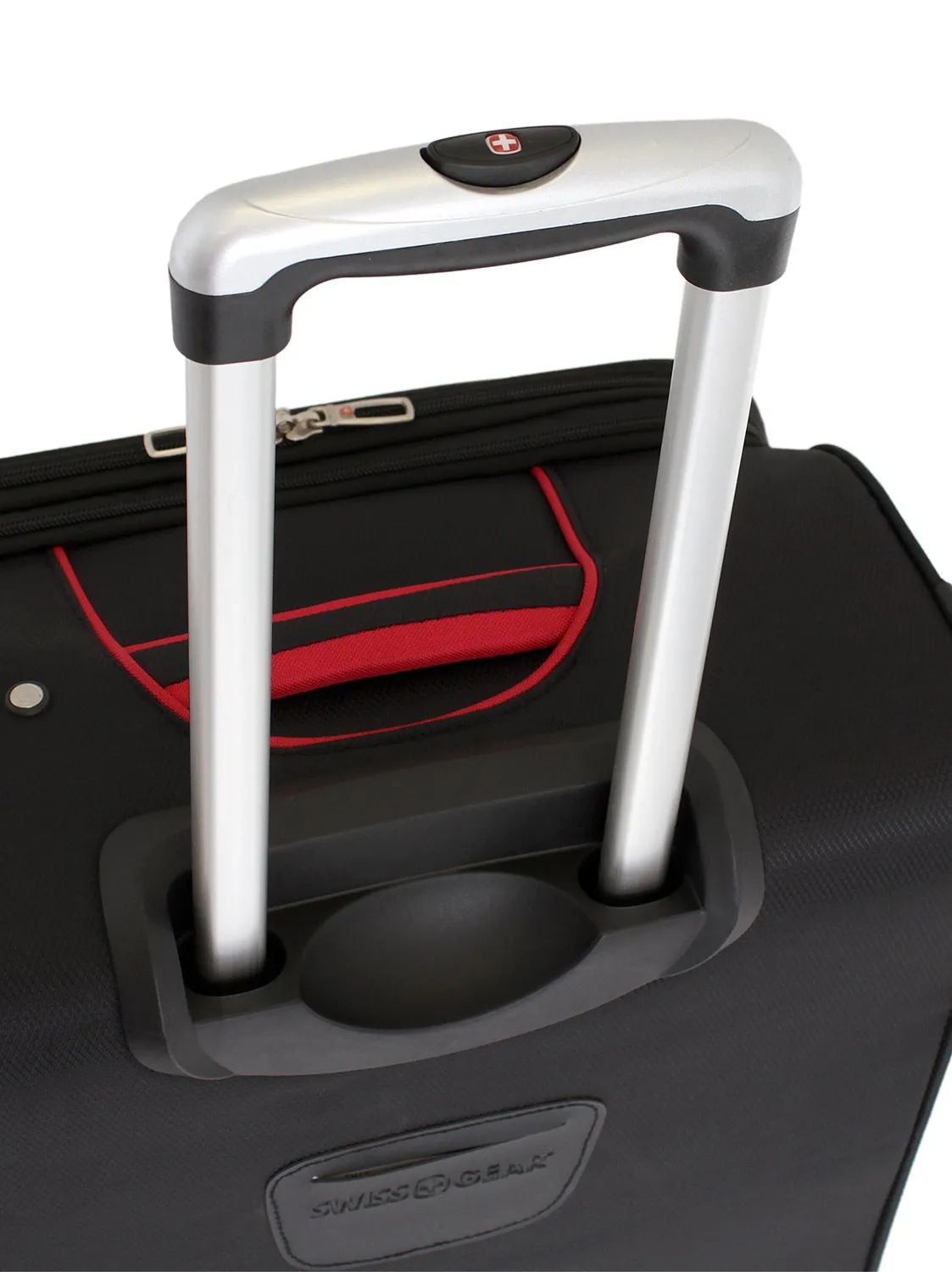 Swissgear 7317 2-Piece spinner kuffertsæt sort/rød udvidelig