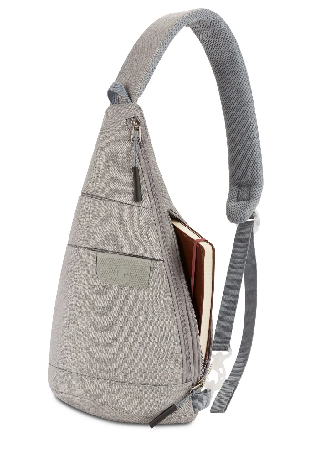 Swissgear 2657 skuldertaske sling lysegrå lille